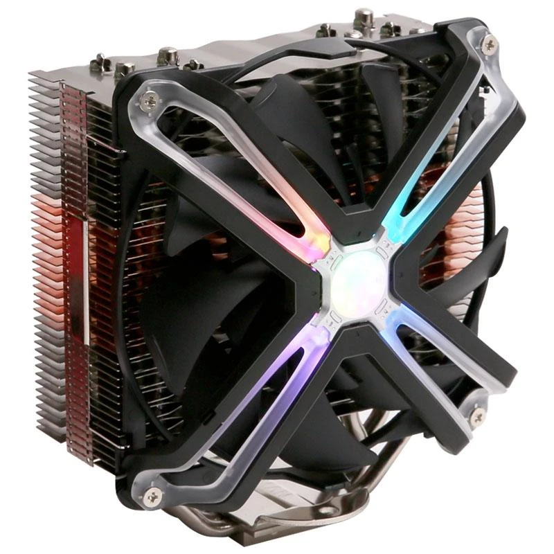 Zalman CNPS17X kompiuterio aušinimo komponentas Procesorius Aušintuvas 14 cm Juoda, Pilka