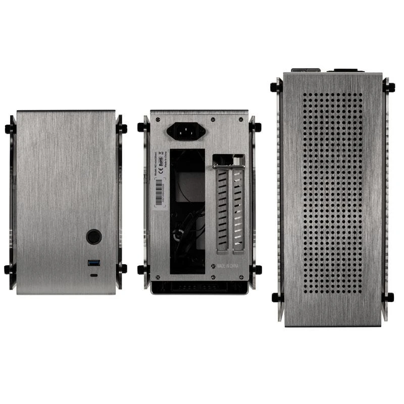 Zalman M2 Mini Mini–ITX važiuoklė – sidabrinė