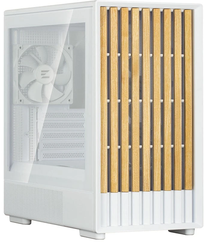 Kompiuterio korpusas Micro-ATX Zalman P10 NAMU, 3 × 120 mm ventiliatoriai, baltas