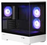 Zalman P30 PC-case, Mini-Tower, mATX, Tempered Glass - juodas baltas