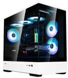 Zalman P30 PC-case, Mini-Tower, mATX, Tempered Glass - juodas baltas