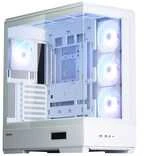 Zalman P50 DS kompiuterio korpusas, Midi-Tower, ATX, RGB, grūdintas stiklas - baltas
