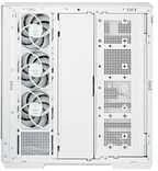 Zalman P50 DS kompiuterio korpusas, Midi-Tower, ATX, RGB, grūdintas stiklas - baltas