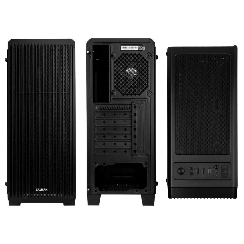 Kompiuterio korpusas Zalman S2 TG ATX Mid Tower PC Case TG fan x3