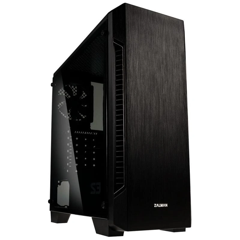 Stacionarau kompiuterio korpusas  ZALMAN S3 case Zalman S3 ATX MID Tower Computer Case with window