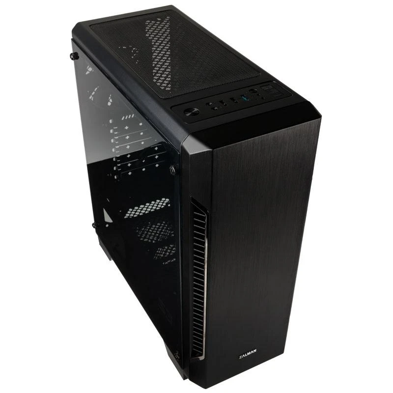 Stacionarau kompiuterio korpusas  ZALMAN S3 case Zalman S3 ATX MID Tower Computer Case with window