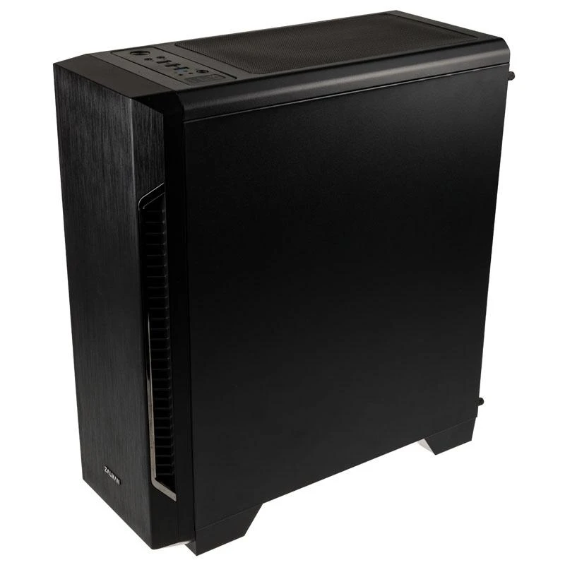 Zalman S3 TG ATX Mid Tower PC Case TG ventiliatorius x3