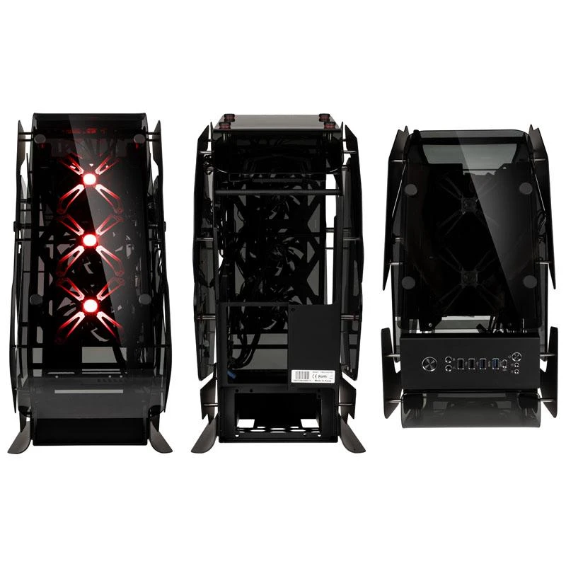 Zalman Z-Machine 500 Midi Tower vitrina, grūdintas stiklas – juodas