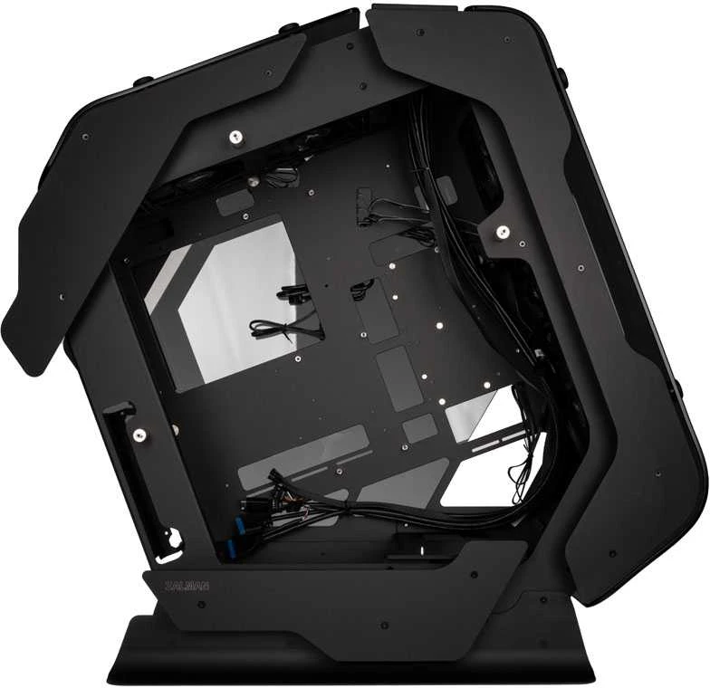 Zalman Z-Machine 500 Midi Tower vitrina, grūdintas stiklas – juodas