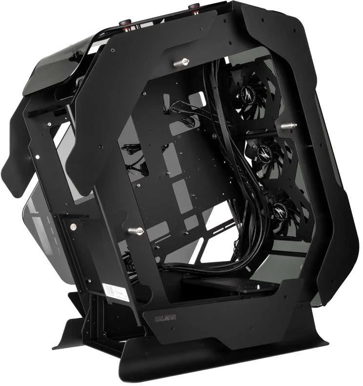 Zalman Z-Machine 500 Midi Tower vitrina, grūdintas stiklas – juodas