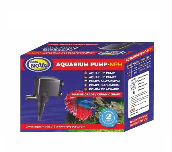 Aqua Nova NPH-600 vandens siurblys akvariumui/fontanui 600L/val