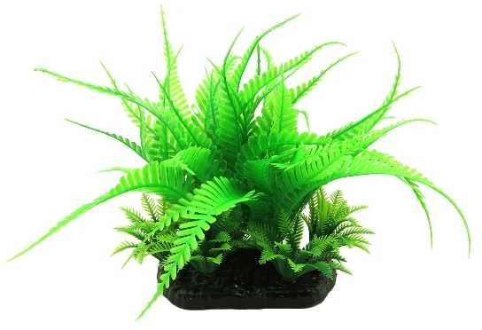 AQUA NOVA plastikinis augalas paparčiai 13cm