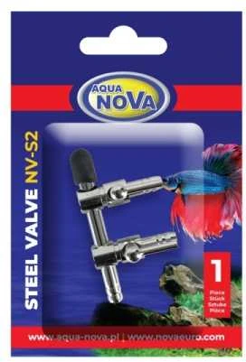 Aqua Nova Metalinis šakotuvas į 2 išėjimus su kraniukas