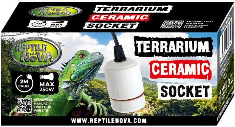 Aqua Nova REP NOVA terariumo lempos keraminis lizdas 2m