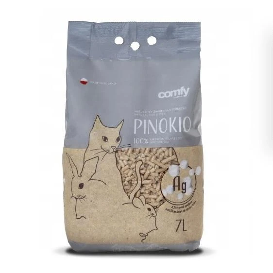 Aquael Comfy Pinokio medinis kraikas 7L sidabrinis