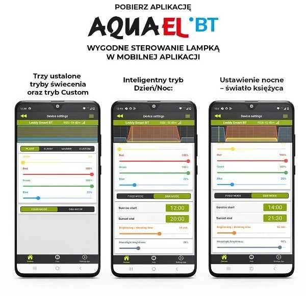 Aquael Leddy Smart BT baltas