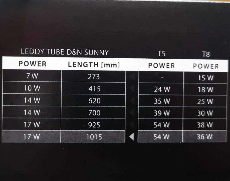 Aquael Leddy tube Sunny Day&Night 14W 2.0 (620 mm)