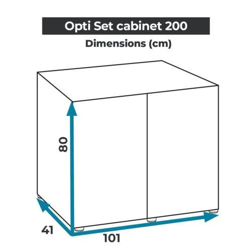 Aquael spintelė optiset 200 100x40x80cm