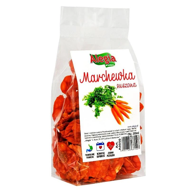 Aquario Alegia džiovintos morkos 60g