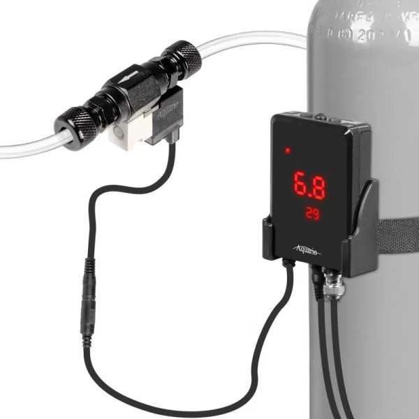 Aquario pH kontrolerio rinkinys CO2 kompriuteris ir elektromagnetas