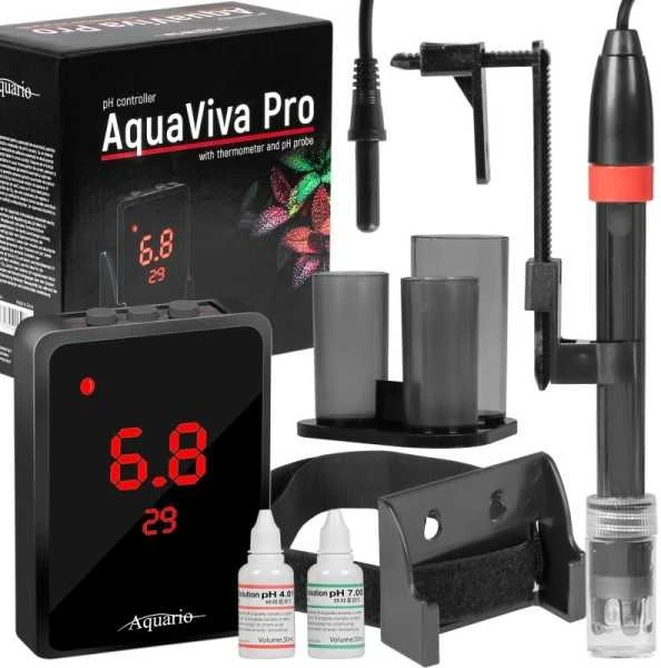 Aquario pH kontrolerio rinkinys CO2 kompriuteris ir elektromagnetas