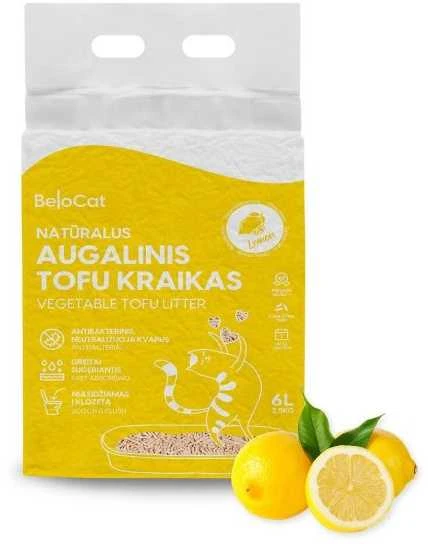 Belacor Belocat TOFU kraikas 6L/2,5kg (Citrinų kvapo)