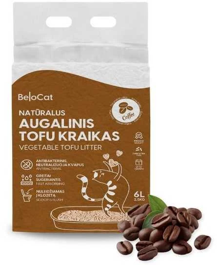 Belacor Belocat TOFU kraikas 6L/2,5kg (Kavos kvapo)