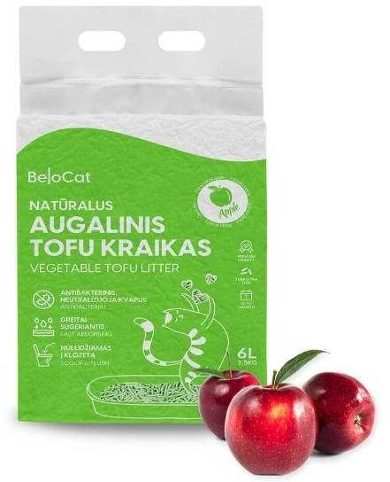 Belacor Belocat TOFU kraikas 6L/2,5kg (Obuolių kvapo)