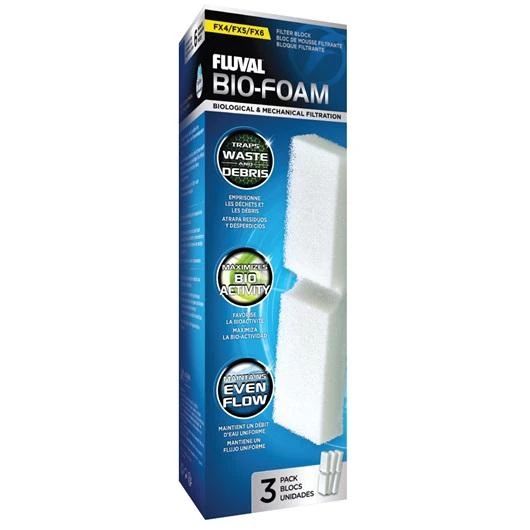 Fluval FX4/FX5/FX6 kempinė Bio-Foam (3vnt)