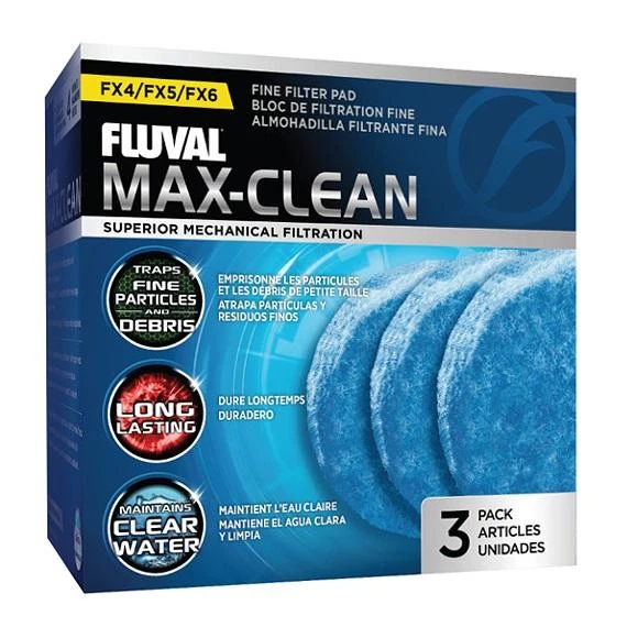 Fluval FX4/FX5/FX6 kempinė Max clean (3vnt)