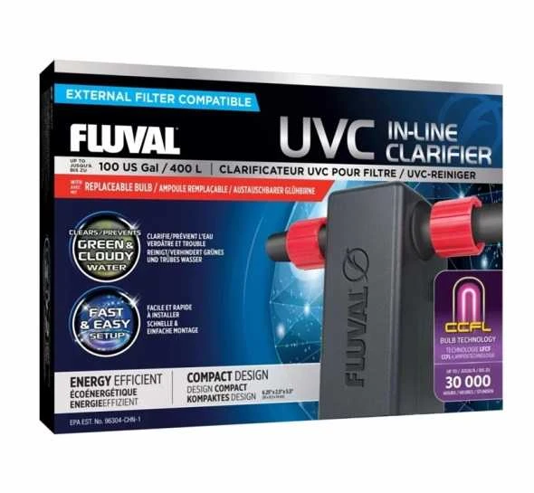 Fluval In-Line UVC sterilizatorius 3W