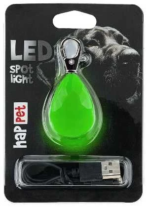 Happet LED šviečiantis pakabukas deimantas žalias