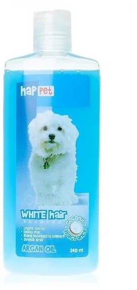 HapPet šampūnas baltiems šunims 240ml