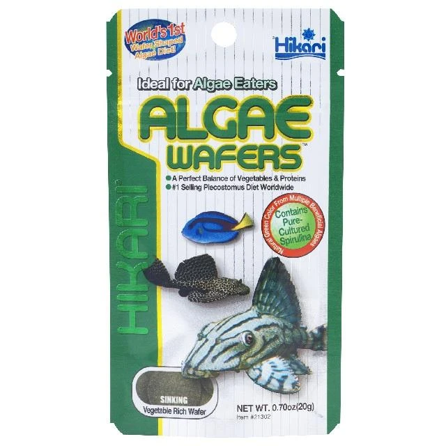Hikari Algae Wafers visavertis pašaras dugninėms žuvims - 82 g