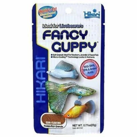 Hikari Fancy Guppy visavertis pašaras gupijoms 22 g