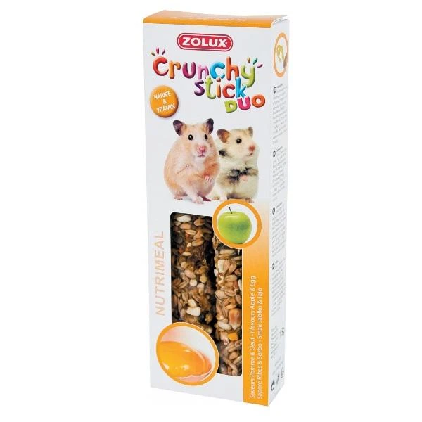 Zolux skanėstas su obuoliais ir kiaušiniais 115g
