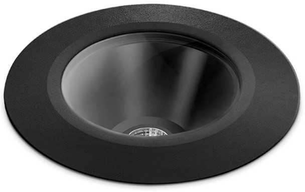 1/2,1/3,2W įleidžiamas į žemę lauko šviestuvas DARK, juodas, 2700K, IP67, 40º