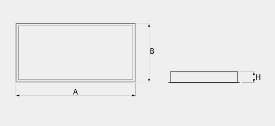 100W įleidžiama LED panelė AGAT CLEAN 1200X600mm, balta, 4000K, IP65, DALI