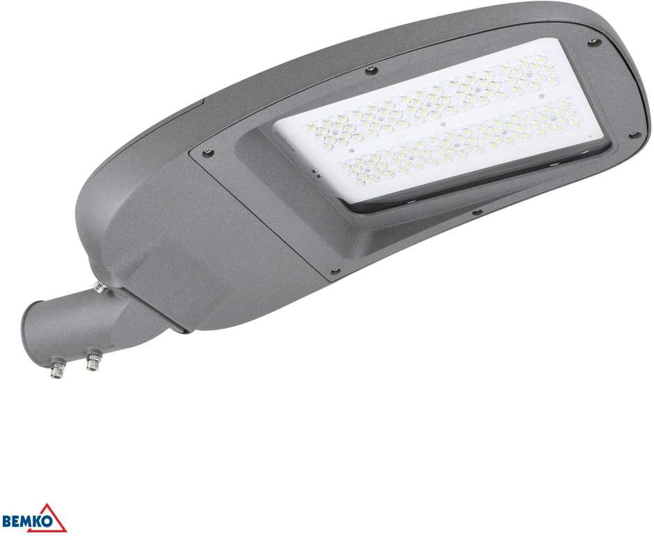100W LED gatvės šviestuvas JASPER, pilkas, 6000K, IP66