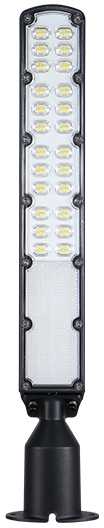 100W LED gatvės šviestuvas, juodas, 6000K