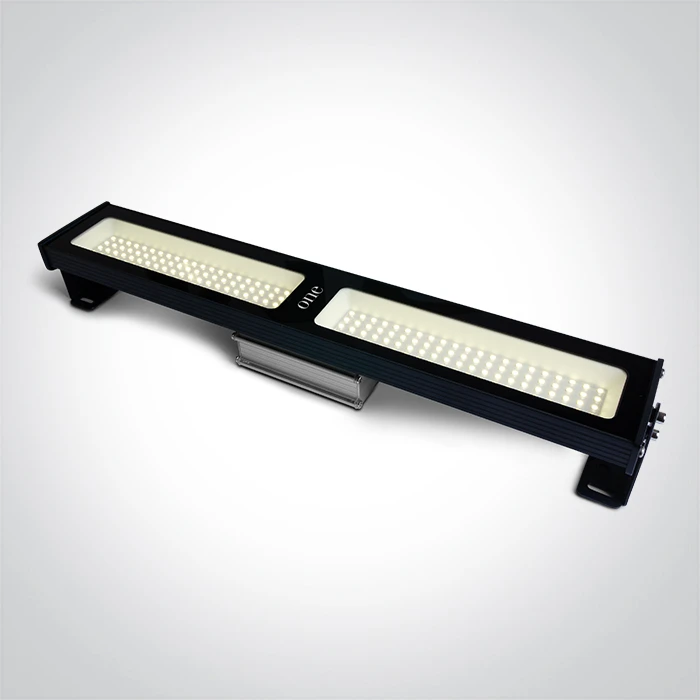 100W LED linijinis pramoninis šviestuvas, juodas, 4000K, IP65, 63100L/C