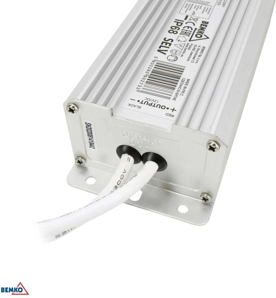 Bemko 100W LED maitinimo šaltinis, 12V, IP68