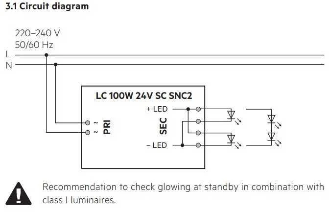 100W LED maitinimo šaltinis TRIDONIC, 24V, PWM