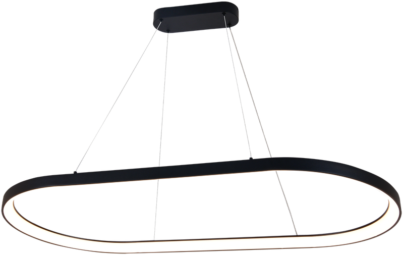 100W LED pakabinamas šviestuvas GRACE, juodas, 2700/3000/4000K, dimeriuojamas, C3848573NDT