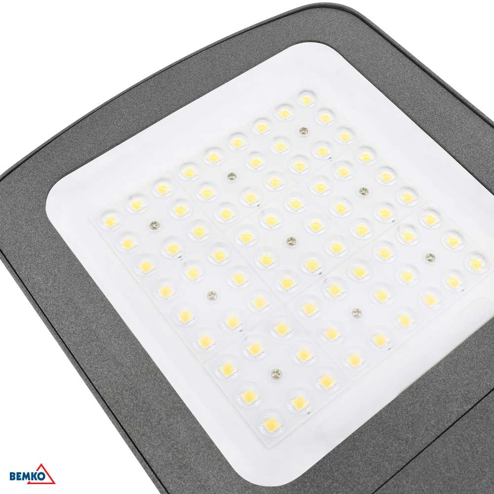 Luxmena 100W LED prožektorius CAMPUS, pilkas, 4000K, IP66