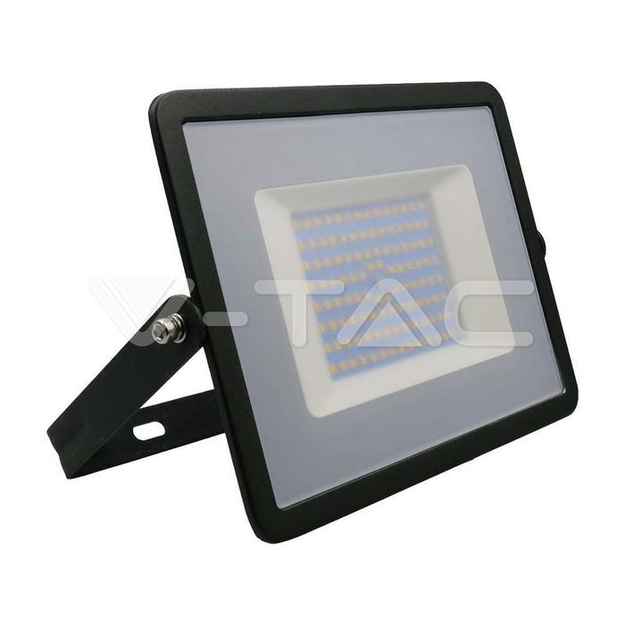 V-tac 100W LED prožektorius, E-serija, juodu korpusu, 4000K
