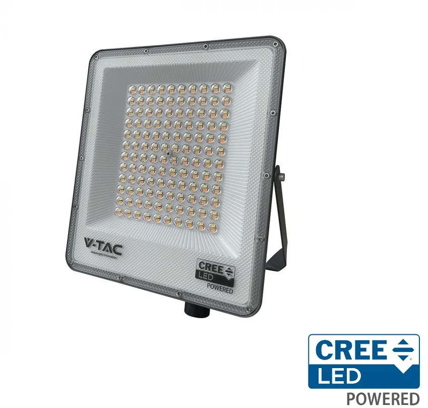 100W LED prožektorius, juodas, 3000/4000/6500K, CREE LED chip