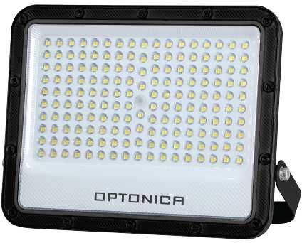 100W LED prožektorius, juodas, 3000K