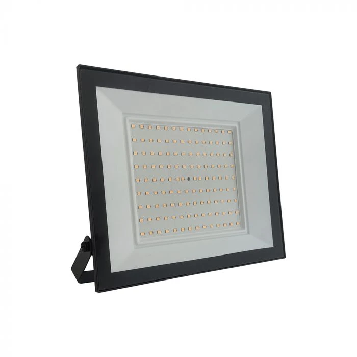 V-tac 100W LED prožektorius, juodas, 3000K