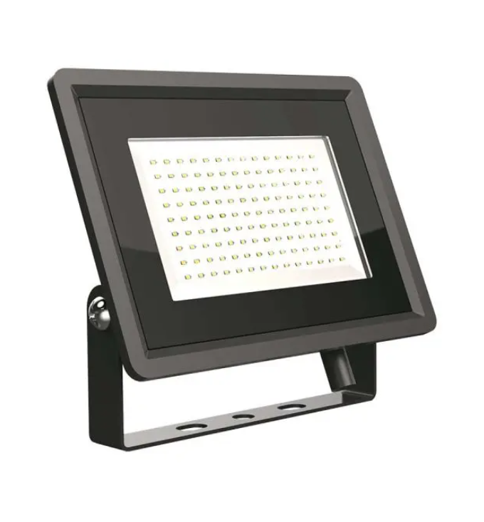 V-tac 100W LED prožektorius, juodas, 4000K